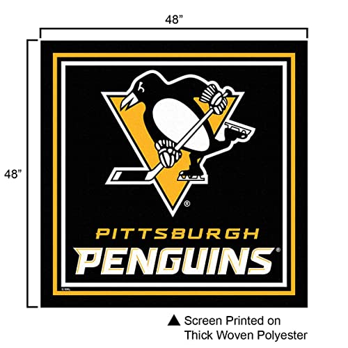 Table cover overlay Pittsburgh Penguins pour protéger votre table - 3