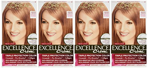 Image of L'Oreal ParisExcellence Creme 8RB Medium Reddish Blonde (Warmer) 1 Each (Pack of 4)