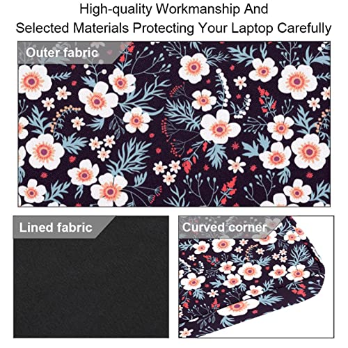 Bolso bandolera de hombro premium con estampado floral exclusivo para portátiles hasta 14.5'' 3