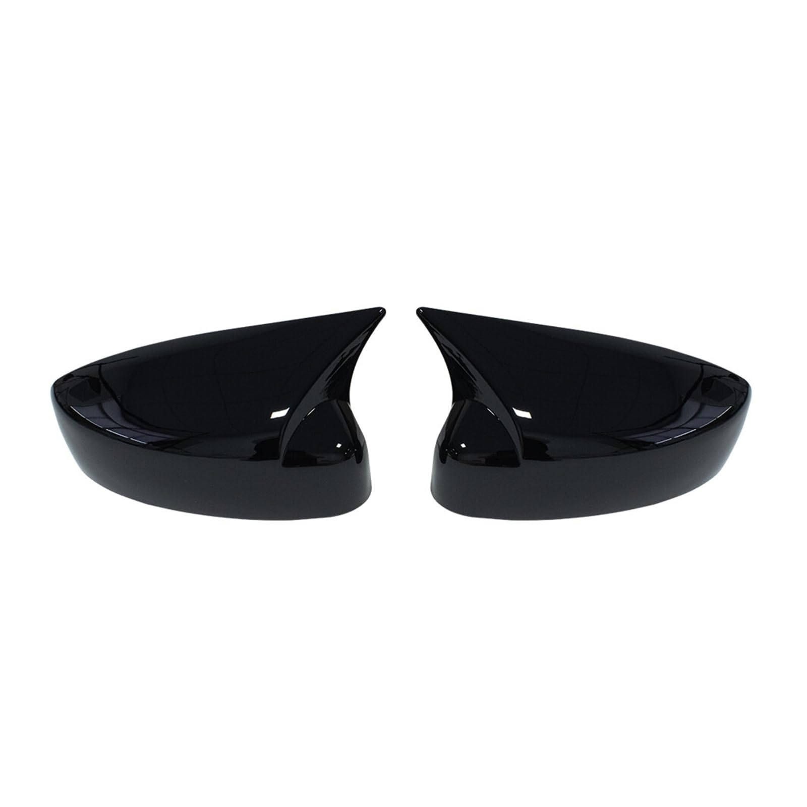 for Mazda for CX-5 for CX5 for CX8 2017-2021 2X Car Sticker Rearview Side Mirror Cover Wing Cap Exterior Case Trim Rearview Mirror Cover Housing(Gloss Black)
