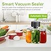 2026 Upgrade Electric Mason Jar Vacuum Sealer Kit, No Assembly 3-in-1 Kit for Wide & Regular Mouth Mason Jars, Automatic Food Sealer for Canning, Containers & Bags, Ideal for Meal Prep & Homesteading #3