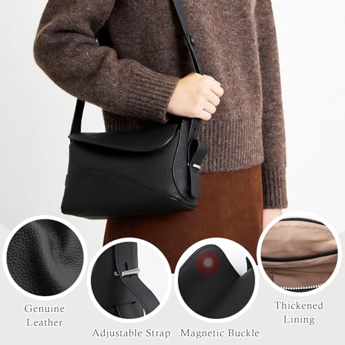Bolso pequeño de cuero genuino para mujer MFFOR miniatura 3