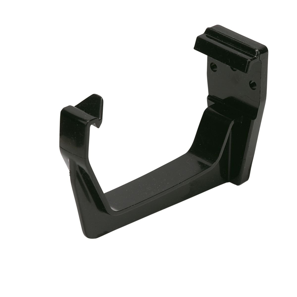 Carré Noir Line Façade support 114 mm Lot de 10 pour maison moderne