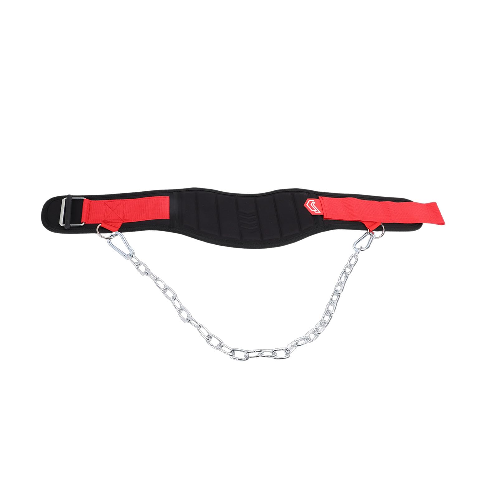 Wygodny Pas do ćwiczeń, Pas do Podciągania Odcinka Lędźwiowego z łańcuszkiem, Oddychający Pas do ćwiczeń Siłowych do ćwiczeń, Idealny na siłownię i Treningi w Domu