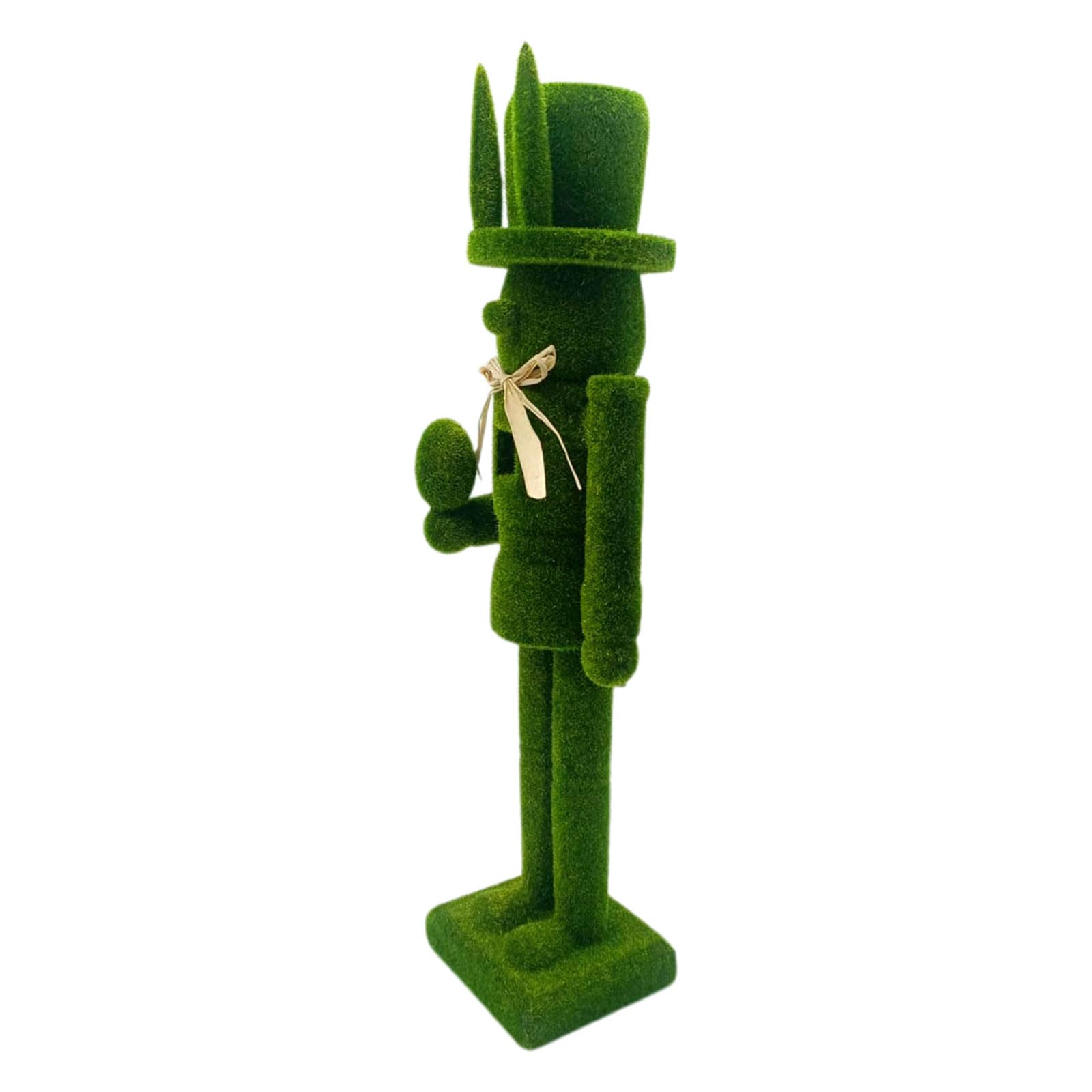 Figurine Casse-Noisettes Lapin en Bois Noble Floqué 38,5 Cm Centre de Table