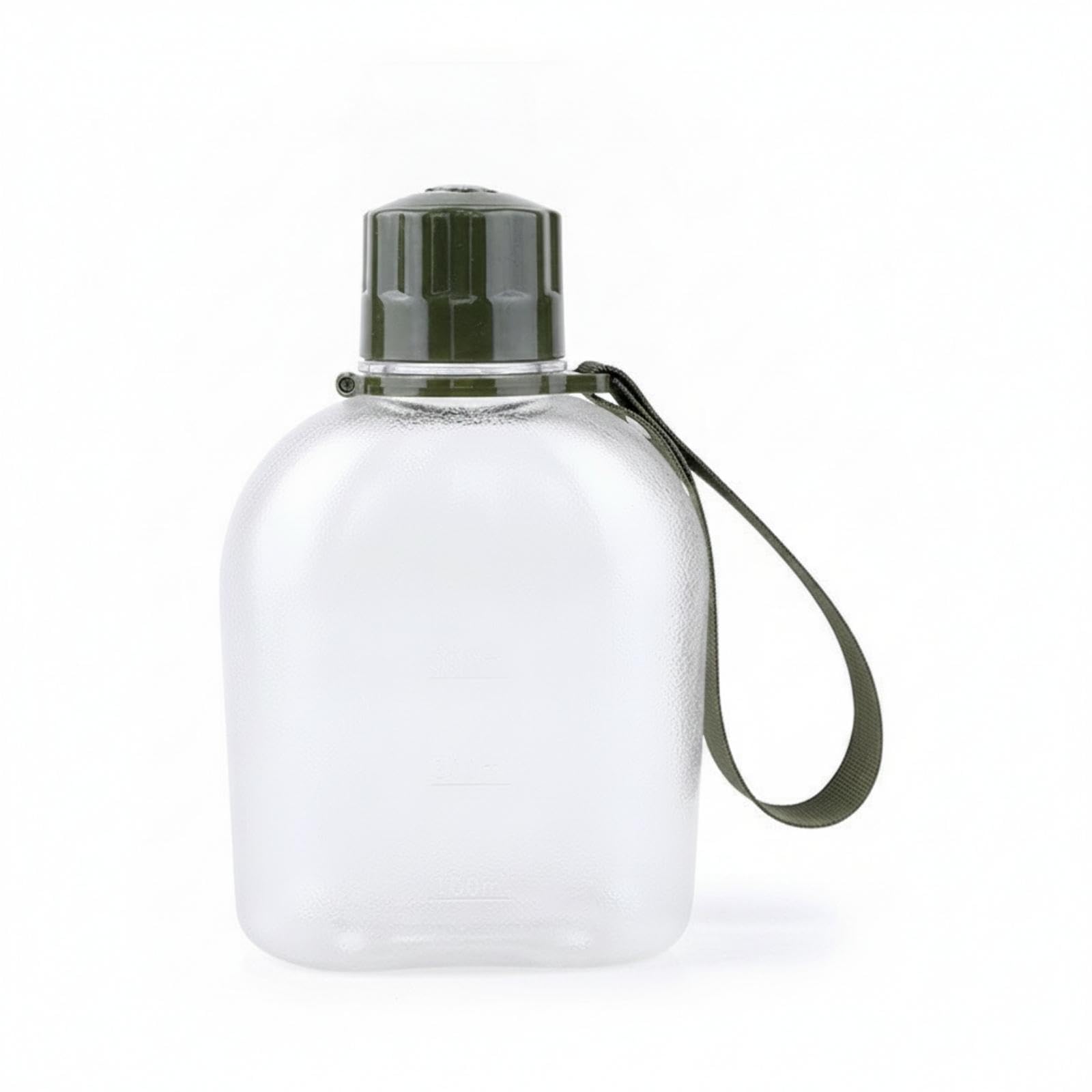 Compass Water Bottle Frosted Active Drinkware Bottle Leak-Resistant for Outdoors Army Green 800ML-image-34