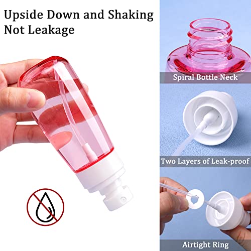 Cosywell Fine Mist Spray Bottle Tsa Approved 3.4Oz/ 100Ml Empty Cosmetic Refillable Travel Containers Plastic Hair Spray Bottle Sprayer For Perfume Skincare Makeup Lotion (3Color) #TOP3