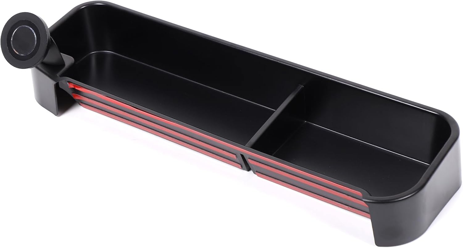 Car Dashboard Behind Screen Storage Tray Compatible with INEOS Grenadier 2020-2025 ABS Dashboard Non-Slip Storage Organizer Tray Phone Holder Tray (Style F)