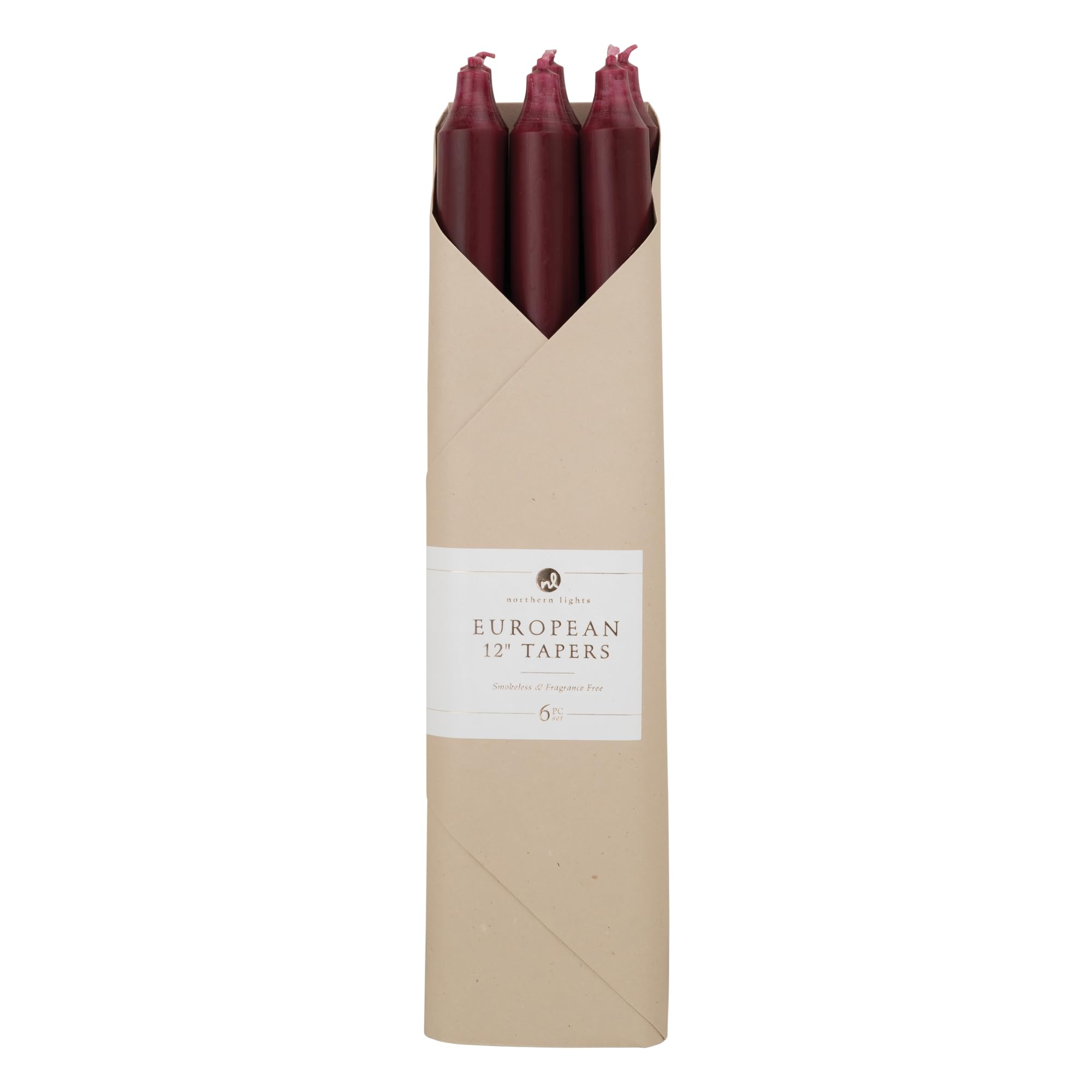 Amazon.co.jp: プレミアムテーパーキャンドル 12インチ 6個パック