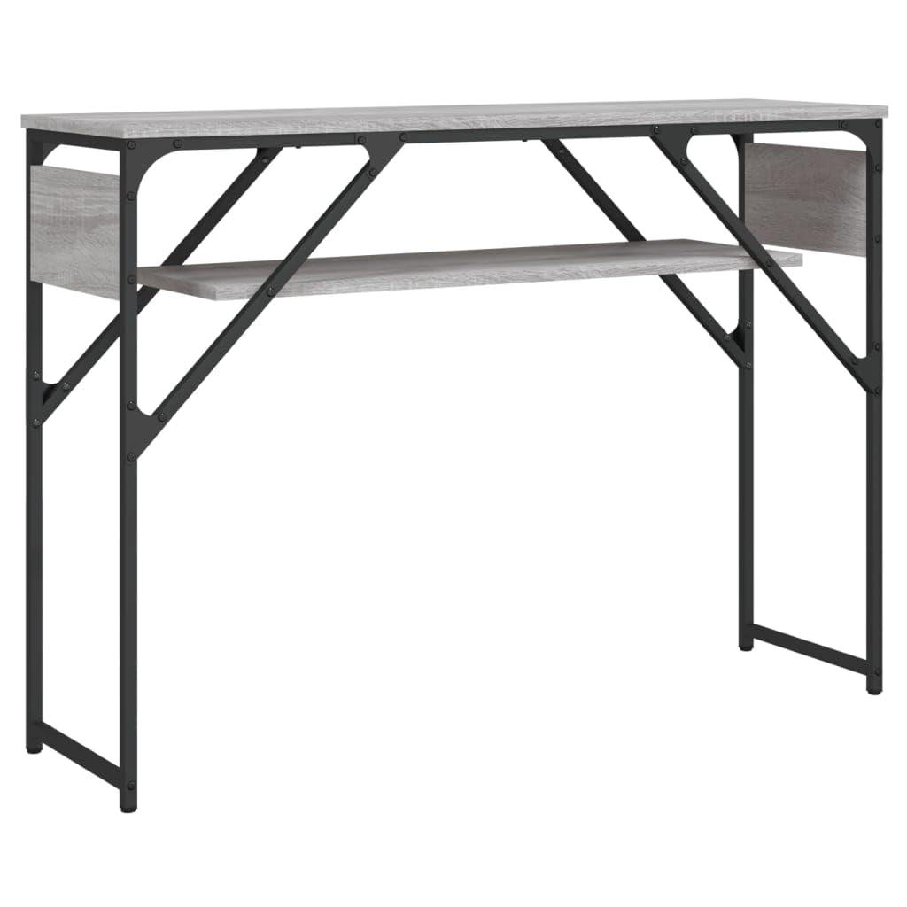 Tavolo consolle da corridoio, grigio Sonoma, 105 x 30 x 75 cm, in