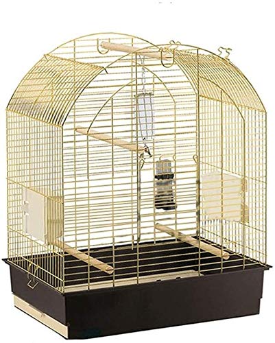 Gabbia per uccelli da viaggio, gabbia per pappagalli, regalo per gli amanti degli uccelli, casette per uccelli, gabbia per uccelli in acciaio inossidabile, grande, pappagallo, tordo, piccione, villa