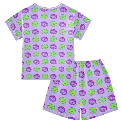 Planet Pajama Set Pajamas Sleepwear Nightwear Loungewear Clothes Set B04046972