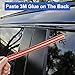 Fancemot Stainless Steel Window Trim Compatible with 2023-2026 Honda CRV, Window Molding Chrome Delete Blackout Kit