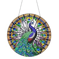 EXQULEG Diamond Painting Kleurrijke vlinder wolf en vogel Diamond Painting Hanger DIY Special Shaped boor kristal hanger suncatcher voor venster tuin decoratie cadeau (vogel EXQULEG Diamond Painting Kleurrijke vlinder wolf en vogel Diamond Painting Hanger DIY Special Shaped boor kristal hanger suncatcher voor venster tuin decoratie cadeau (vogel