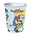 Produktbild Pippi Langstrumpf Einweg Kinder Becher Set | Kindergeburtstag Einweg Trinkbecher für 8 Personen | Pappbecher 250ml Kinderparty Set für Jungen & Mädchen | Eisbecher aus Pappe | für Getränke & Eis