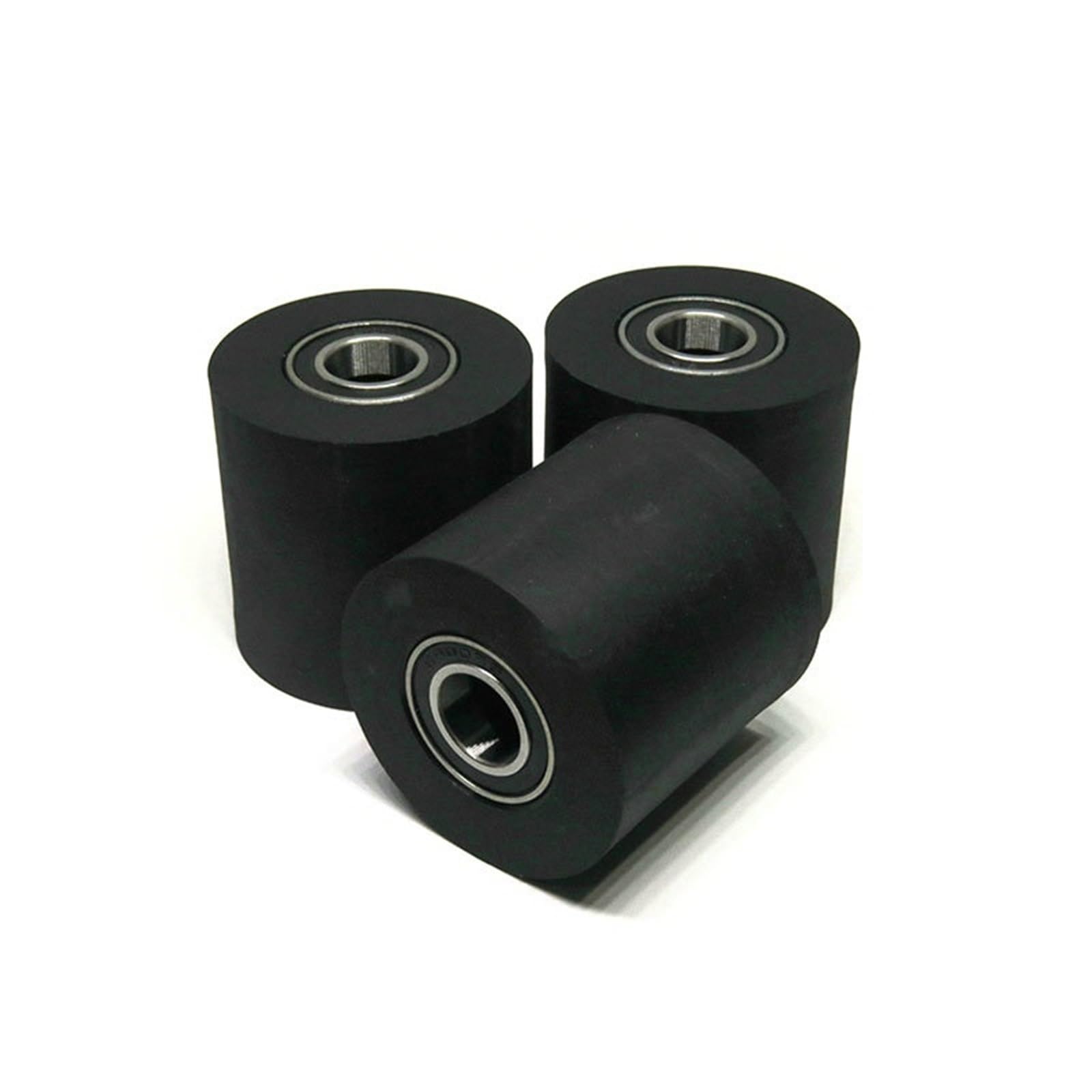 5 rodillos de doble rodamiento PUT69835-35 de poliuretano 698RS de 8 x 35 x 35 mm, rueda guía plana silenciosa (10 x 30 x 30 mm)
