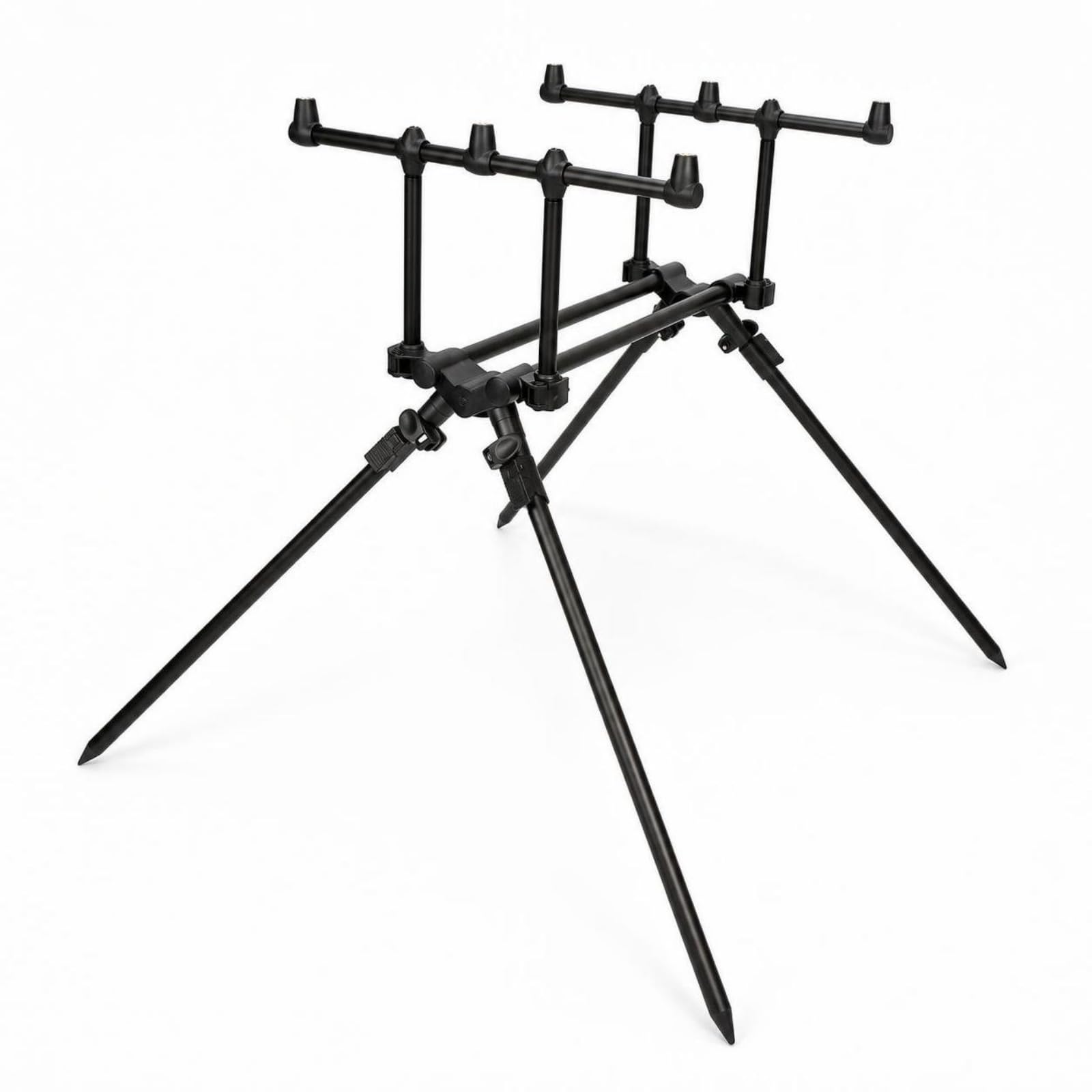 Cavalletto Porta Canne in Alluminio Cavalletto Porta Canne Stabile Reggicanna per Carpisti, Pescatori, Carp Fishing