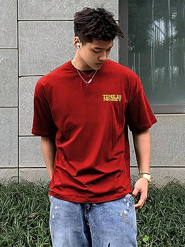 Image of Rigo Printed Oversized T-Shirts for Men | Drop Shoulder T-Shirt for Men