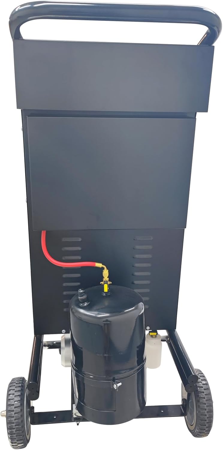 INTSUPERMAI Automatic Air Conditioner Recovery Machine Recovery Recycling Recharging Portable Air Conditioner Recovery Machine 110V