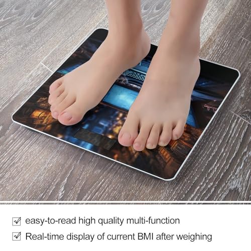 Báscula digital para baño con capacidad de 400 lb miniatura 5