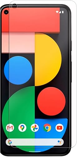 Paquete de 2 protectores de pantalla compatibles con Google Pixel 5 película transparente flexible, accesorios compatibles con fundas