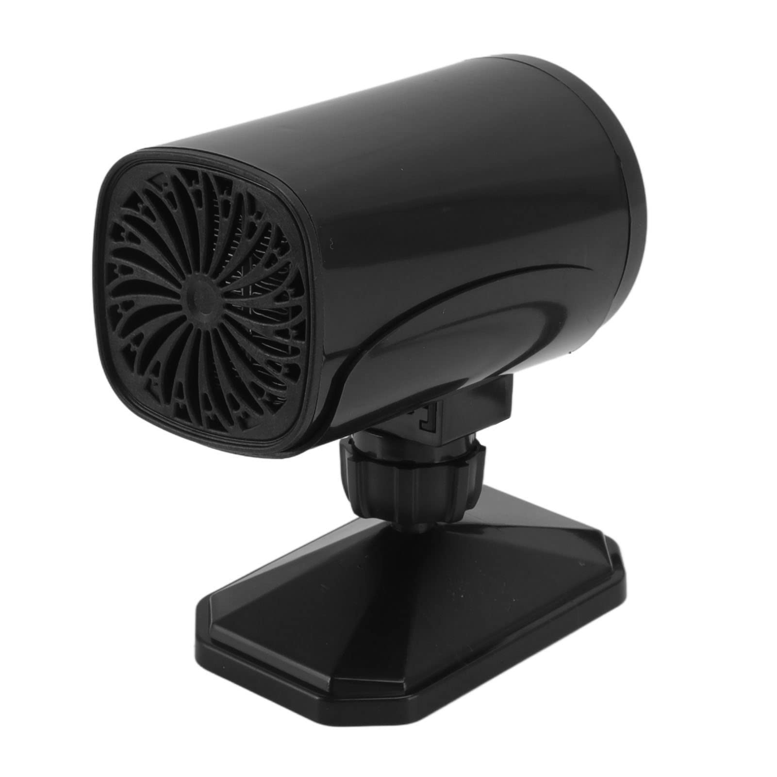 Car Defogger, 12V 150W 360 Degree Rotation Safe Rapid Portable Car Heater Stable Base for Home (Black)-image-41