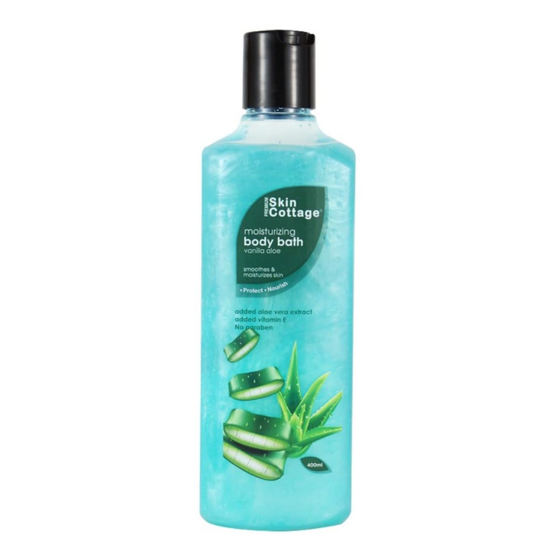 Skin Cottage Moisturising Body Bath Vanilla Aloe 400 ml