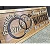 Mr and Mrs Sign Wood Wedding Gift Wooden Bridal Shower Gift Custom Engagement Sign Established Marriage Decor Personalized Couple Gift Last Name Established Sign Anniversary Gift