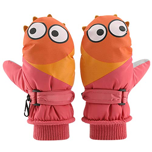 Daypicker Gants de Ski Enfant, Warm Coupe-Vent Thermique Mitaines Snowball, Patin à Glace et Sports en Hiver Ski Snowboard et Les Activités d'hiver en Plein Air Garçons et Filles 6-12 Ans Cover