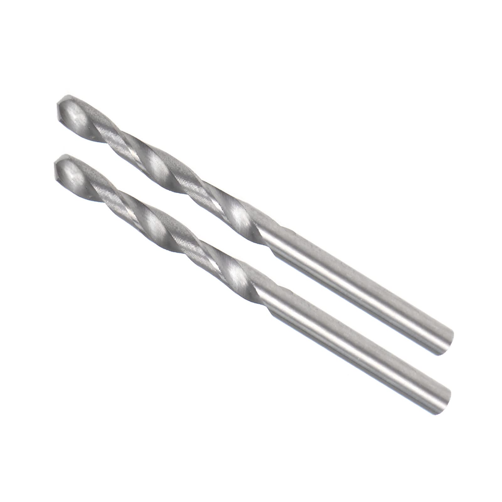 Forets Carbure Monobloc, 2,45mm Diamètre, K35 Tungstène Carbure Précision Mini Tordu Foret Forage - (Applications: pour Inox Acier Alliage Métal), 2 Pcs