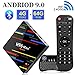 Produktbild OKEU H96 Max Plus Android 9.0 TV Box mit 4GB RAM + 64GB ROM RK3328 Quad Core Support 4K Ultra HD/ 3D/ 2.4GHz/5.0GHz WiFi TV Box, Mini Wireless Backlit Keyboard