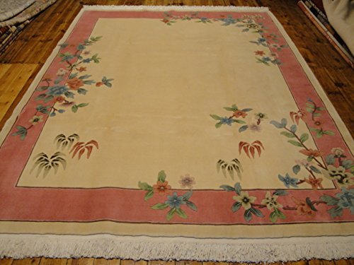 Handgeknüpfter China Orientteppich aus Schurwolle 308 x 250 cm Peking Design
