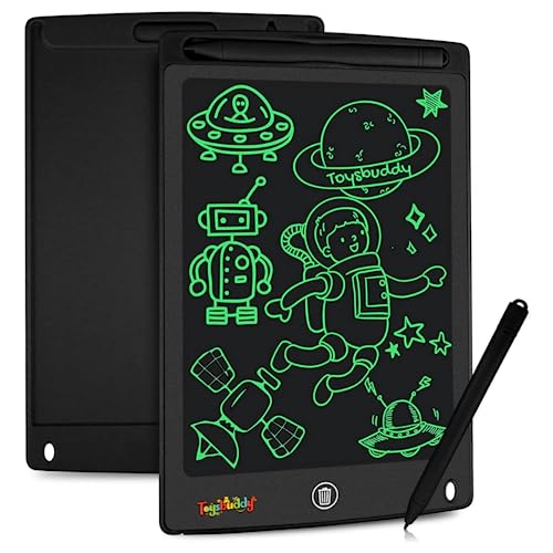 Toysbuddy Plastic Re-Writable LCD Writing Tablet Pad with Screen 21.5cm (8.5Inch) for Drawing, Playing, Handwriting Best Birthday Gifts for Adults & Kids Girls Boys, Multicolor view 1