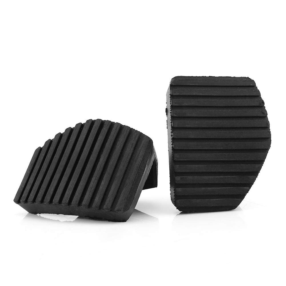 2pcs Couvercle en Caoutchouc de Pédale d'Embrayage Couvre-Pédale d'Embrayage de Frein Repose-Pieds