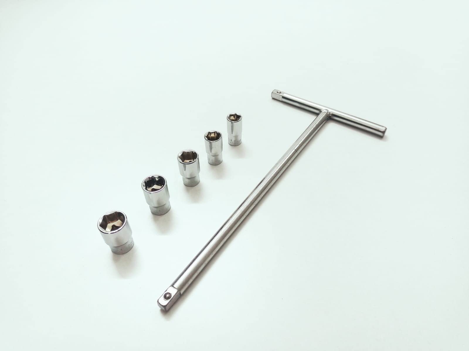 4 MECH 1/4" T - Handle with 8, 9, 10, 11, 12 mm Sockets, Hardened Chrome Vanadium Steel, Anti-Slip & Anti-Corrosion properties Combination Set (Combo 3) (B0B73K97L5) Amazon Price History, Amazon Price Tracker