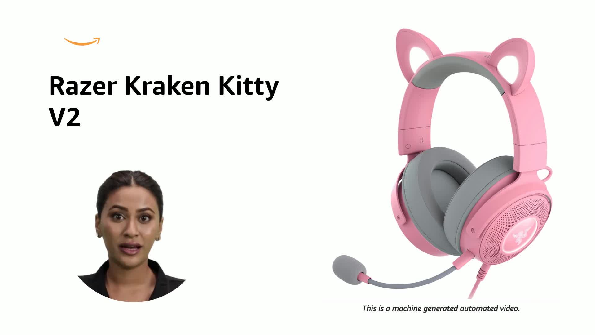 Razer Kraken Kitty V2 Pro Wired RGB Headset: Interchangeable Ears
