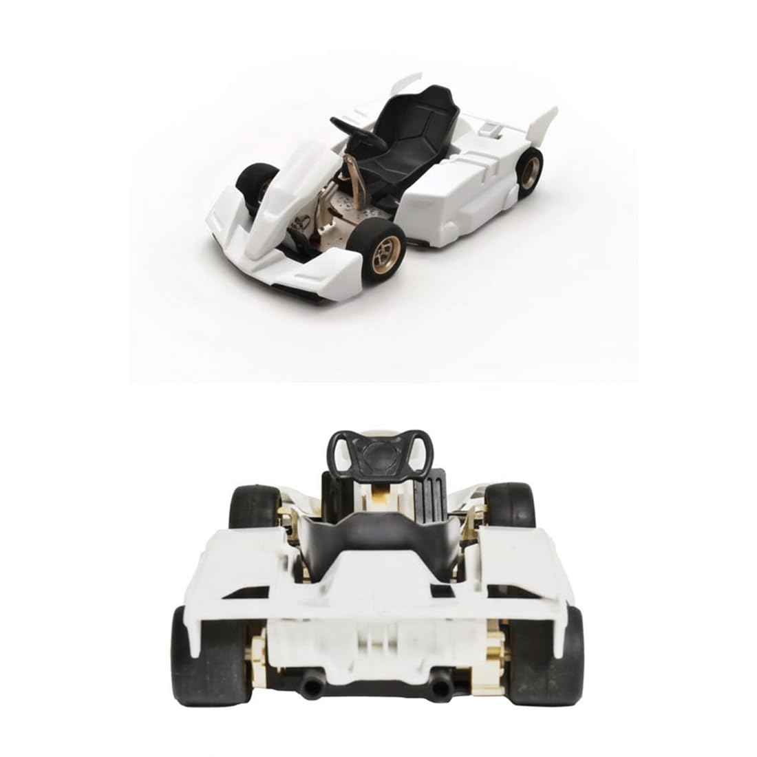 1/10 RC samochód wyścigowy zestaw do samodzielnego montażu Carbon Edition | Napęd wysokiego momentu obrotowego z ulepszeniami wyścigów CNC
