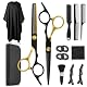 Lictin 6,7"Haarschere Friseurschere Set,15-teilig Profi Haarschneideschere