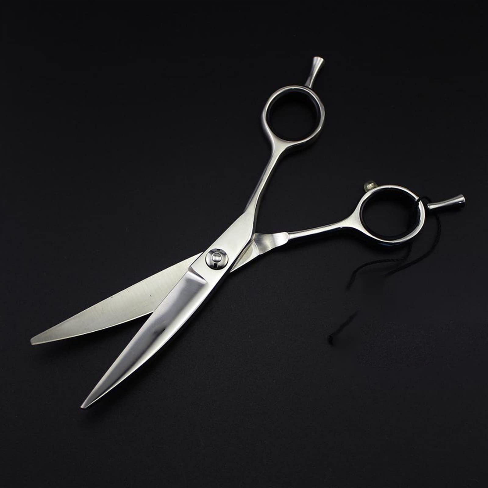 Tijeras para el Cabello Tijeras Curvas de Sauce Tijeras de barbero Tornillo con rodamiento