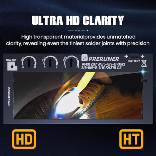 Image of 100 Pack 2x4.25 Clear Welding Lenses | ANSI Z87.1 Polycarbonate Replacement Lens for Welding Hood | Scratch Resistant Outer Lens to Protect Auto-Darkening Lens