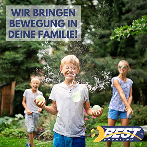 BEST SPORTING Water Fun Balls aus Neopren, 6 Stück I Wasserball Kinder, Neoprenball klein I Pool Spielzeug, Wasserspielzeug Kinder Outdoor, Beachball Set