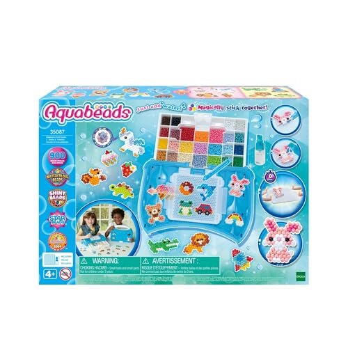 Aquabeads Beginners Craft Studio, Kids Crafts, Beads, Arts and Crafts, Complete Activity Kit for 4+