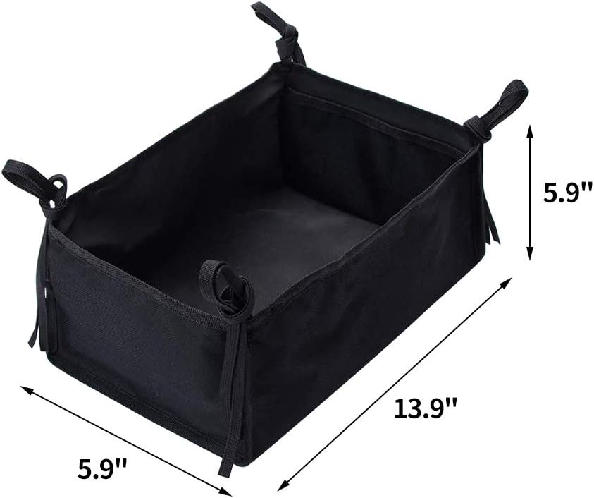 FUSHIDA Walker Bag,Wheelchair Under Seat Rollator Bag,Wheelchairs Storage Bag,Rollators Organizer Basket,Medical Basket & Accessory Organizer Storage Ipad, Books, Shopping and Essentials image 3