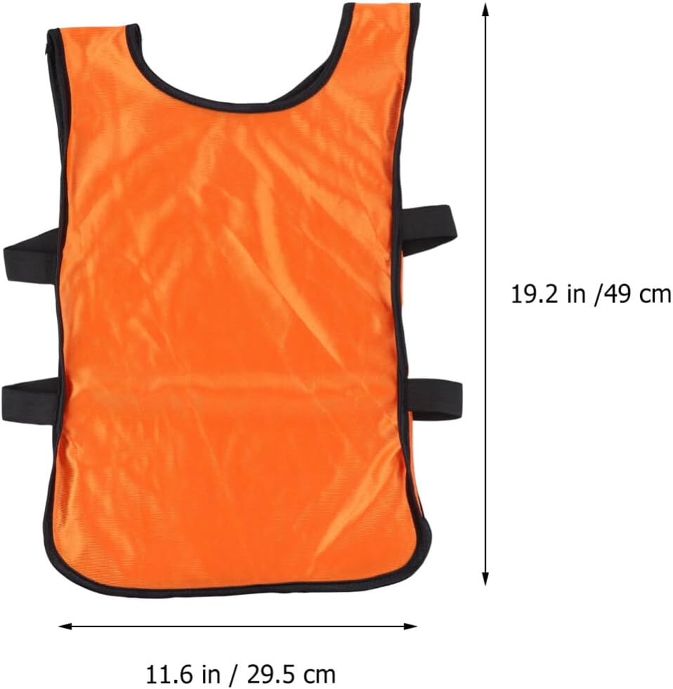 BESTYASH 6PCS Football Vest Breathable Pinnies Scrimmage Vest Training Waistcoat Clothes Soccer Training Equipment for Kids