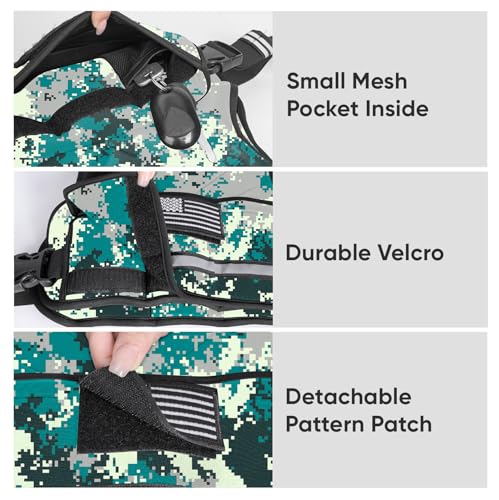 Image of APEXUP Adjustable Weighted Vest, 4-10lb /12-18lb /20-32lb Vest with 6 Ironsand Weights and Large Pocket, Weight Vest for Men Women Strength Training, Running, Walking