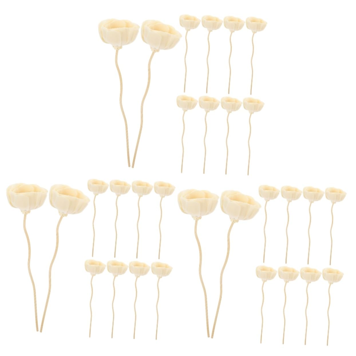 Mobestech 3 Sätze 3Er Sets Aromatherapie Diffusor Aus Rattan Nachfüllpackung Für Ätherische Öle Diffusorstäbchen Diffusorstäbchen Blumen Aromatherapie Diffusoren 10 Stück * 3