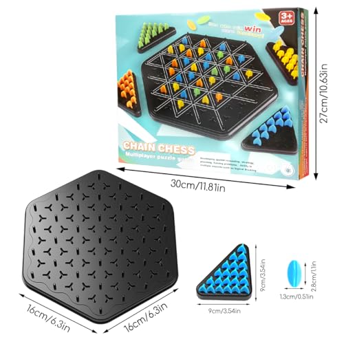 Chain Triangle Strategy Board Game miniatura 3