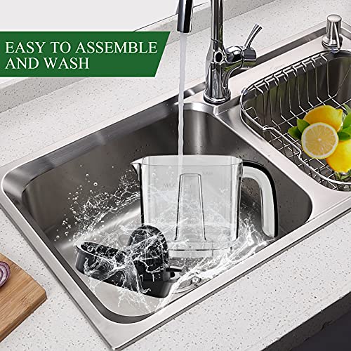 Homeleader Manual Lever Citrus Press, 1.2L Stainless Steel — view 9