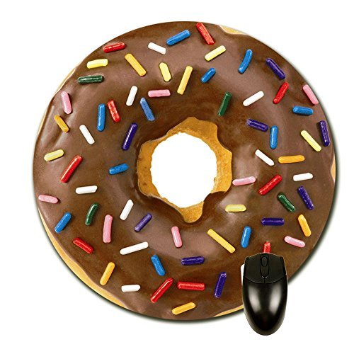 Simulation Doughnut Donut Customized Foodie Round Mouse Pad