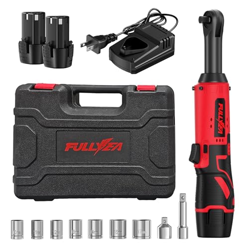 FULLYEA 12V Cordless Ratchet, 400 RPM Set